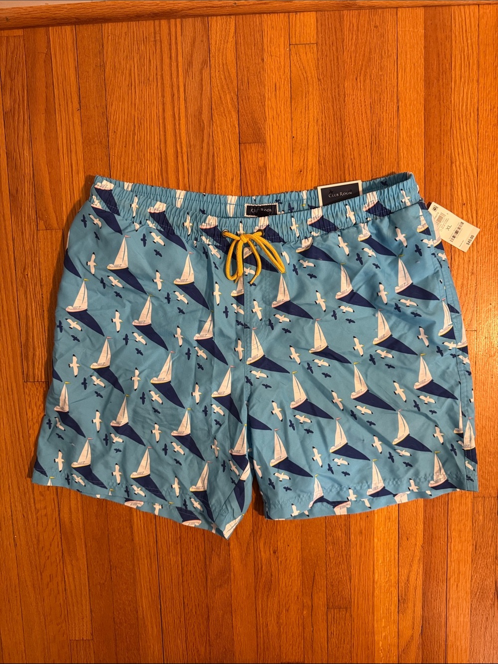 NEW CLUB ROOM 7” INSEAM QUICK DRY SWIM TRUNKS SUIT MEN’S SIZE XL